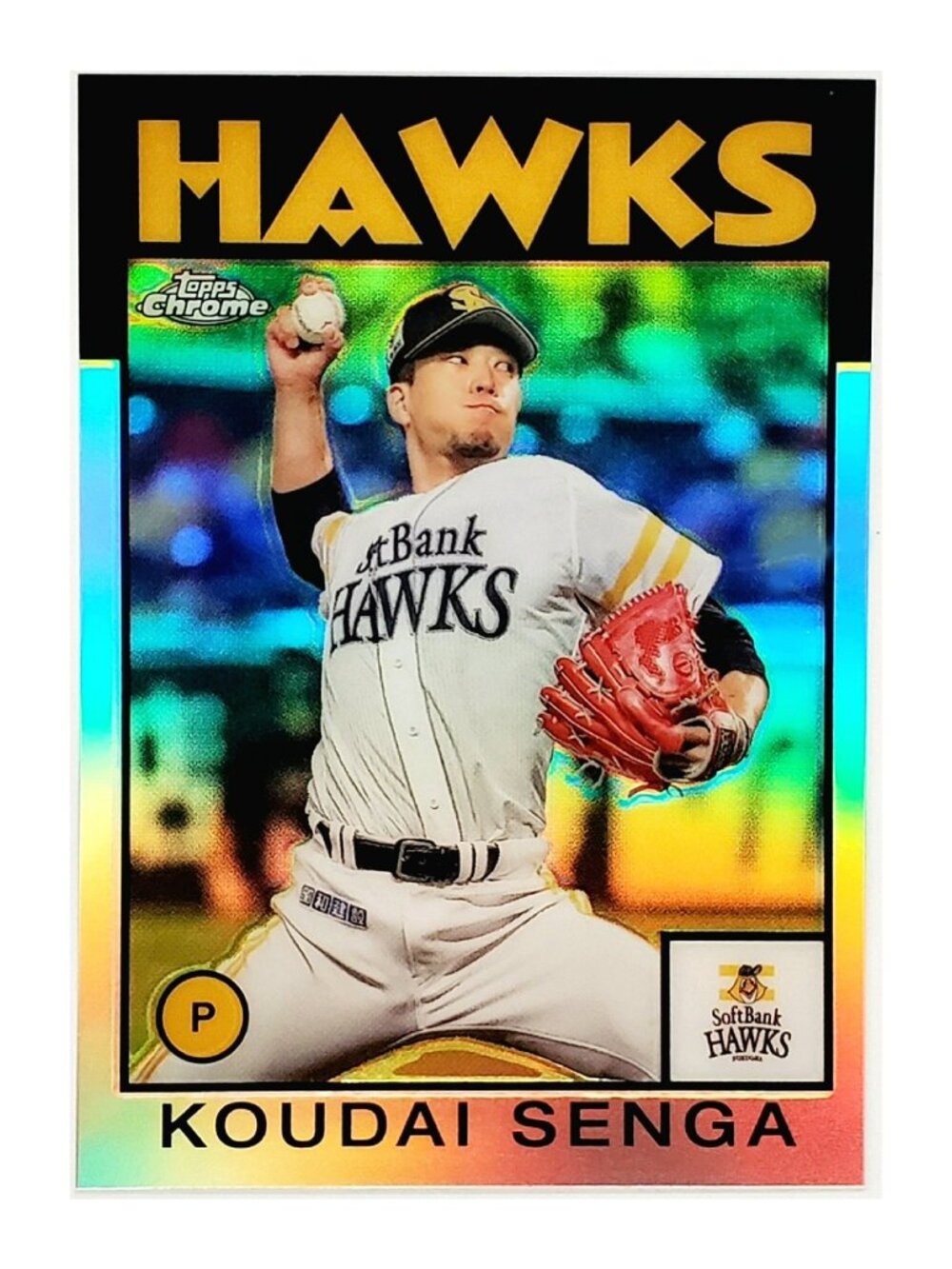 KODAI SENGA ROOKIE REFRACTOR "1986" RETRO 2021 TOPPS CHROME NPB #86-KS, METS